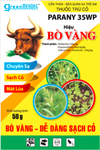 Thuốc trừ cỏ sạ (gieo) Parany 35WP – Hiệu Bò Vàng